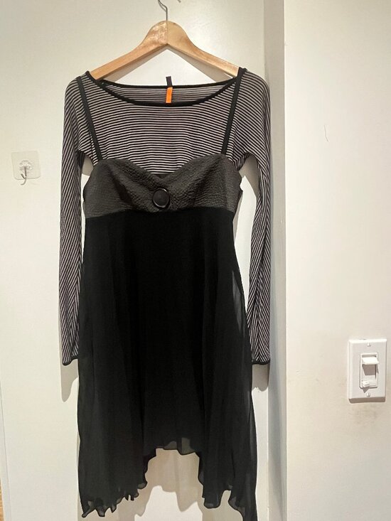 Cop.Copine Dresses & Skirts - Cop Copine Layered Mini Dress